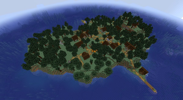 12 Best Minecraft 1 20 Island Seeds You Must Try In 2023   Taiga Island In Minecraft Island Seeds 